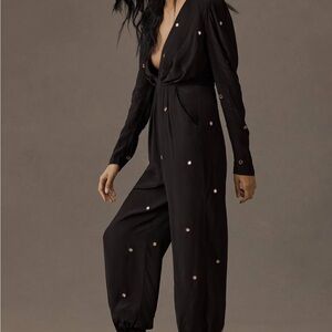 FARM Rio Black Jumpsuit
